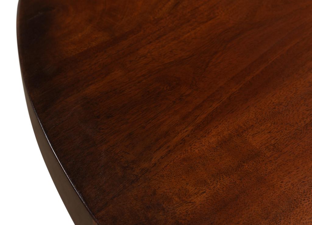 Ironclad Brown Cafe Table - Ornate Home