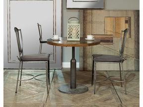 Ironclad Brown Cafe Table - Ornate Home
