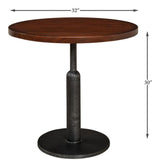Ironclad Brown Cafe Table - Ornate Home