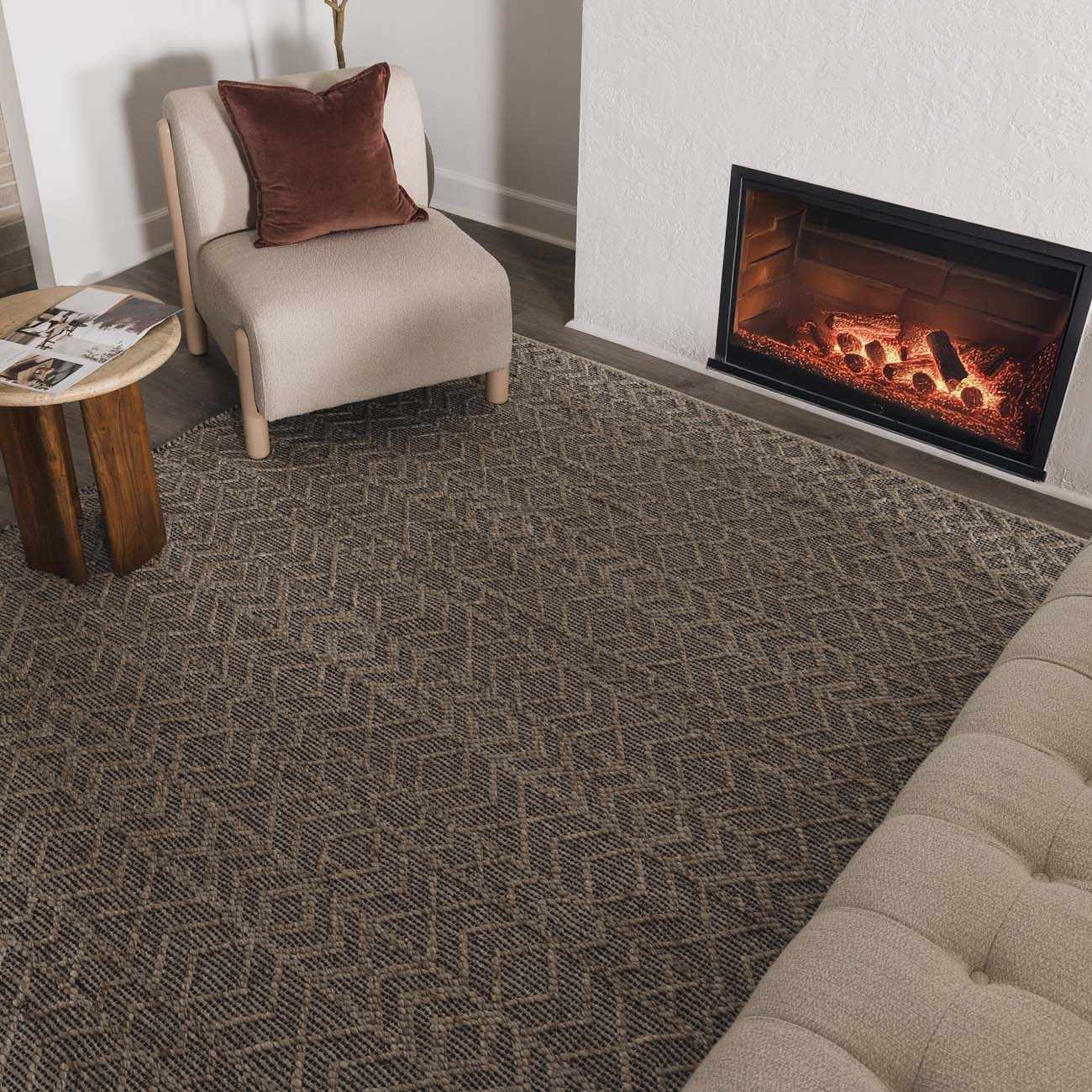 Ironia Handmade Faux Silk Rug - Clearance - Ornate Home