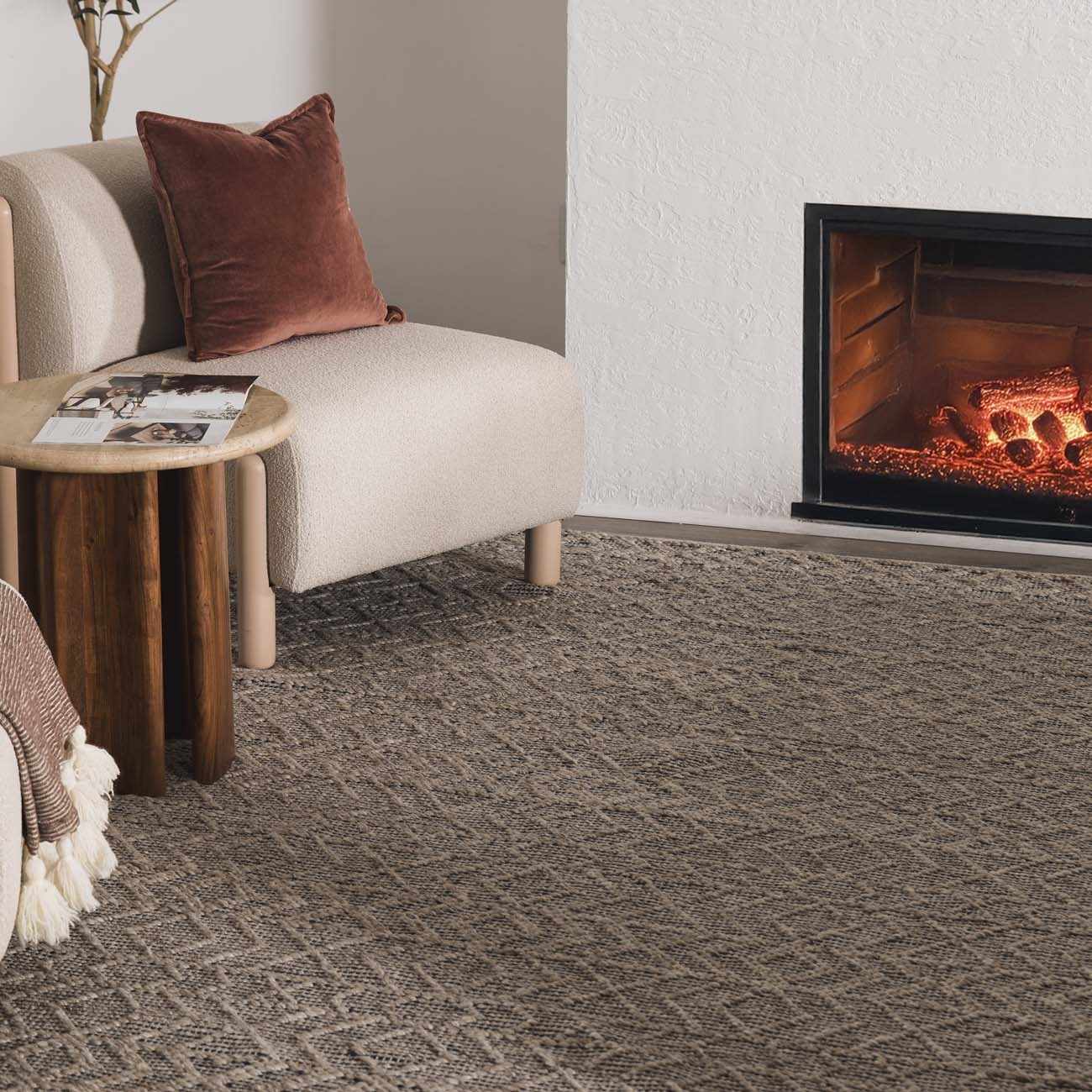 Ironia Handmade Faux Silk Rug - Clearance - Ornate Home