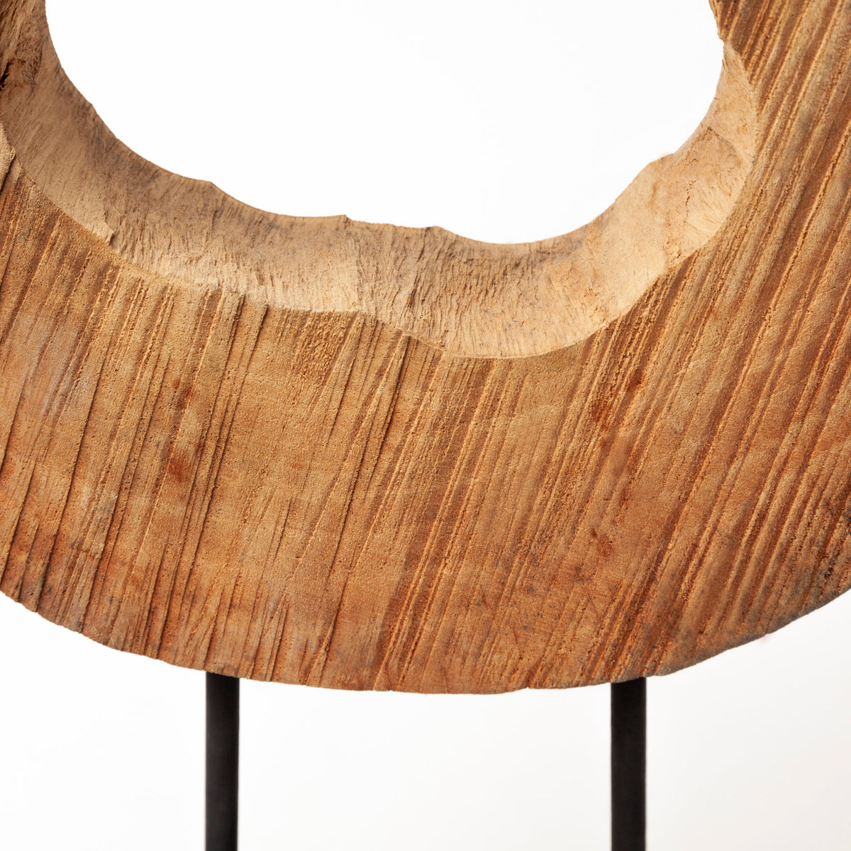 Ironwood Natural Small Wooden Circular Object - Ornate Home