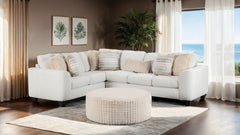 Iroquois Tan Ottoman - Ornate Home