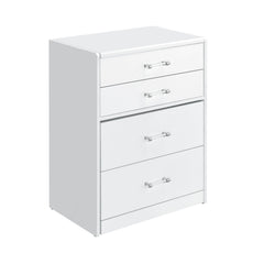 Irvine Glossy White Mini Dressing Table with Stool, LED and USB - Ornate Home