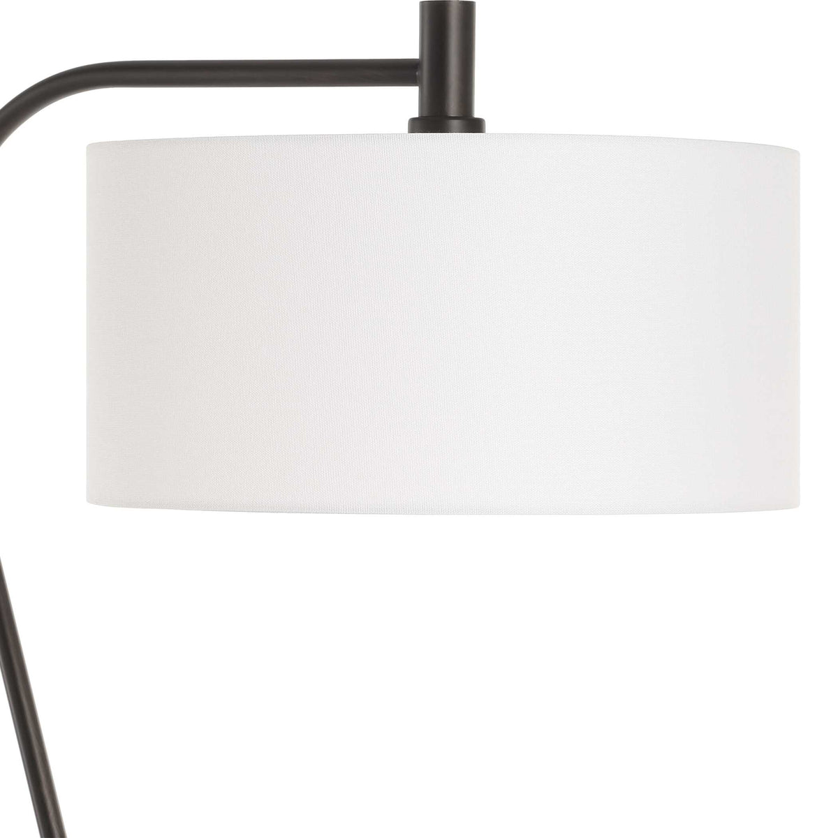Irwin Curved Brass Floor Lamp - Ornate Home