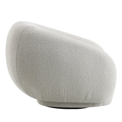Isabel Beige Chair W/Swivel - Ornate Home