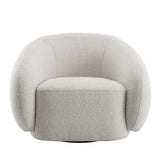 Isabel Beige Chair W/Swivel - Ornate Home