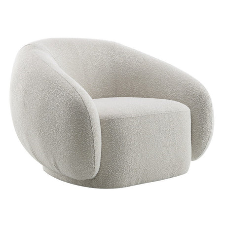 Isabel Beige Chair W/Swivel - Ornate Home