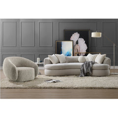 Isabel Brown Chair W/Swivel - Ornate Home