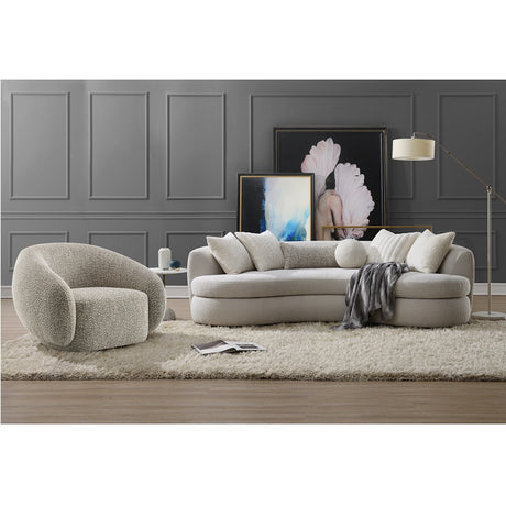 Isabel Brown Chair W/Swivel - Ornate Home