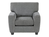 Isabel Dark Gray Chair - Ornate Home