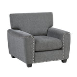 Isabel Dark Gray Chair - Ornate Home