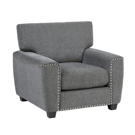 Isabel Dark Gray Chair - Ornate Home