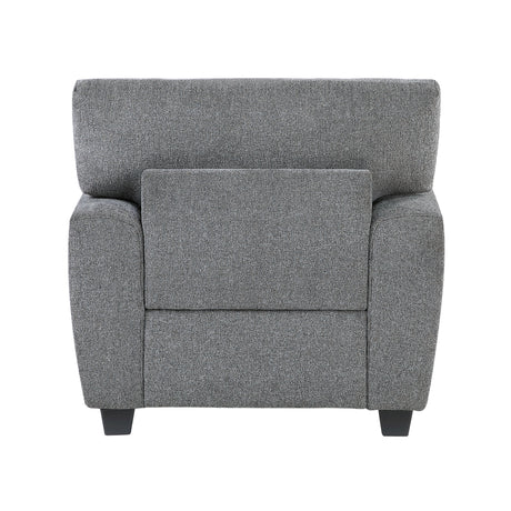 Isabel Dark Gray Chair - Ornate Home