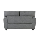 Isabel Dark Gray Loveseat - Ornate Home
