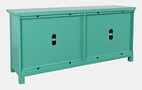 Isabella Aqua 69 Mirrored Accent Cabinet - Ornate Home