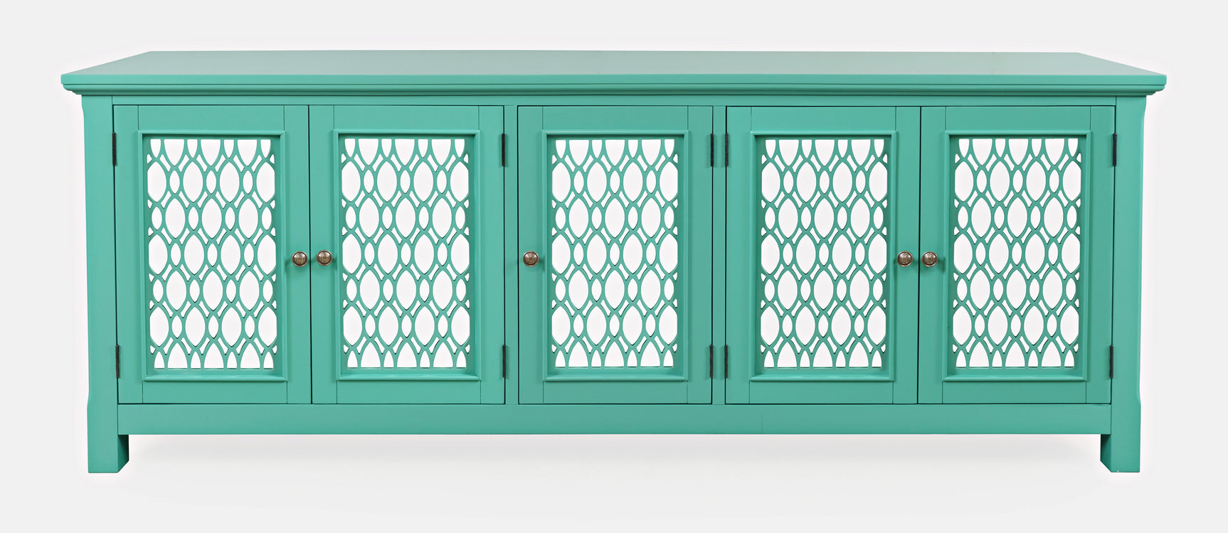 Isabella Aqua 86 Mirrored Accent Cabinet - Ornate Home