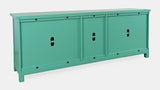 Isabella Aqua 86 Mirrored Accent Cabinet - Ornate Home