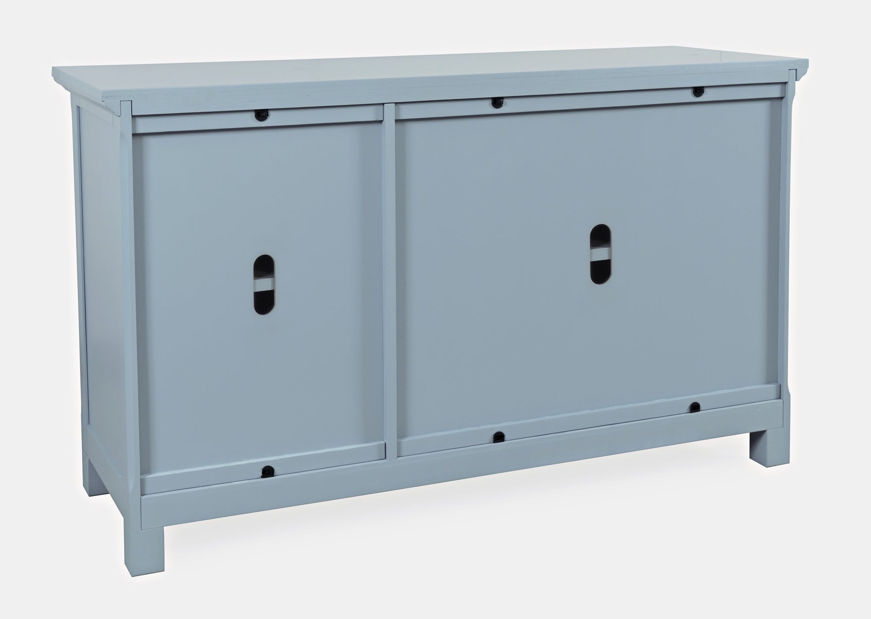 Isabella Blue 54 Mirrored Accent Cabinet - Ornate Home