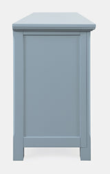Isabella Blue 54 Mirrored Accent Cabinet - Ornate Home