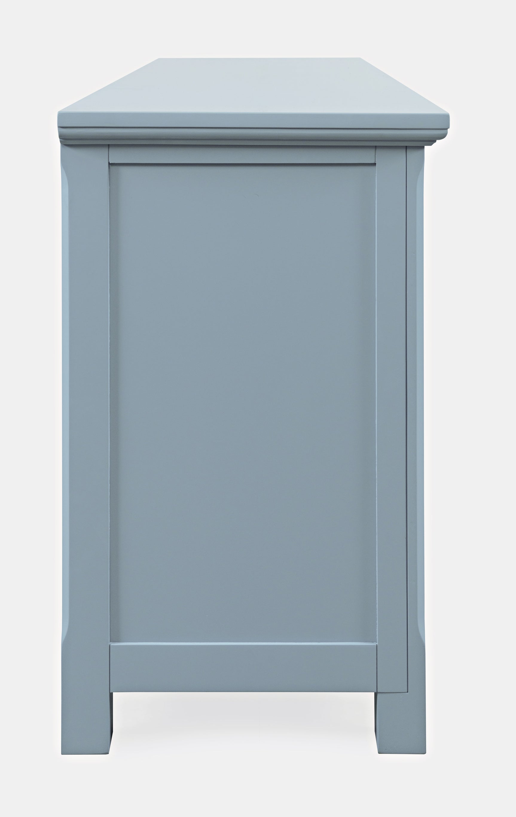 Isabella Blue 54 Mirrored Accent Cabinet - Ornate Home