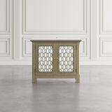 Isabella Champagne 38 Mirrored Accent Cabinet - Ornate Home