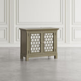 Isabella Champagne 38 Mirrored Accent Cabinet - Ornate Home