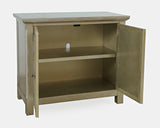 Isabella Champagne 38 Mirrored Accent Cabinet - Ornate Home