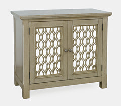 Isabella Champagne 38 Mirrored Accent Cabinet - Ornate Home