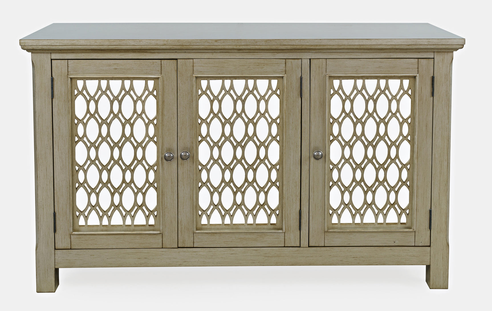 Isabella Champagne 54 Mirrored Accent Cabinet - Ornate Home