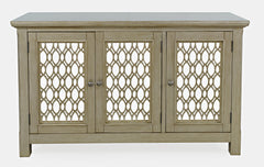 Isabella Champagne 54 Mirrored Accent Cabinet - Ornate Home
