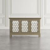 Isabella Champagne 54 Mirrored Accent Cabinet - Ornate Home