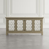 Isabella Champagne 69 Mirrored Accent Cabinet - Ornate Home