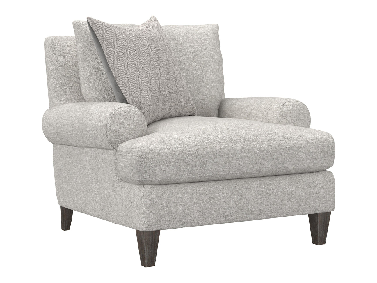 Isabella Grey Fabric Chair - Ornate Home