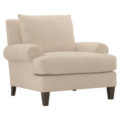 Isabella Ivory Chair Without Pillows - Ornate Home