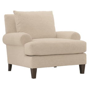 Isabella Ivory Chair Without Pillows - Ornate Home