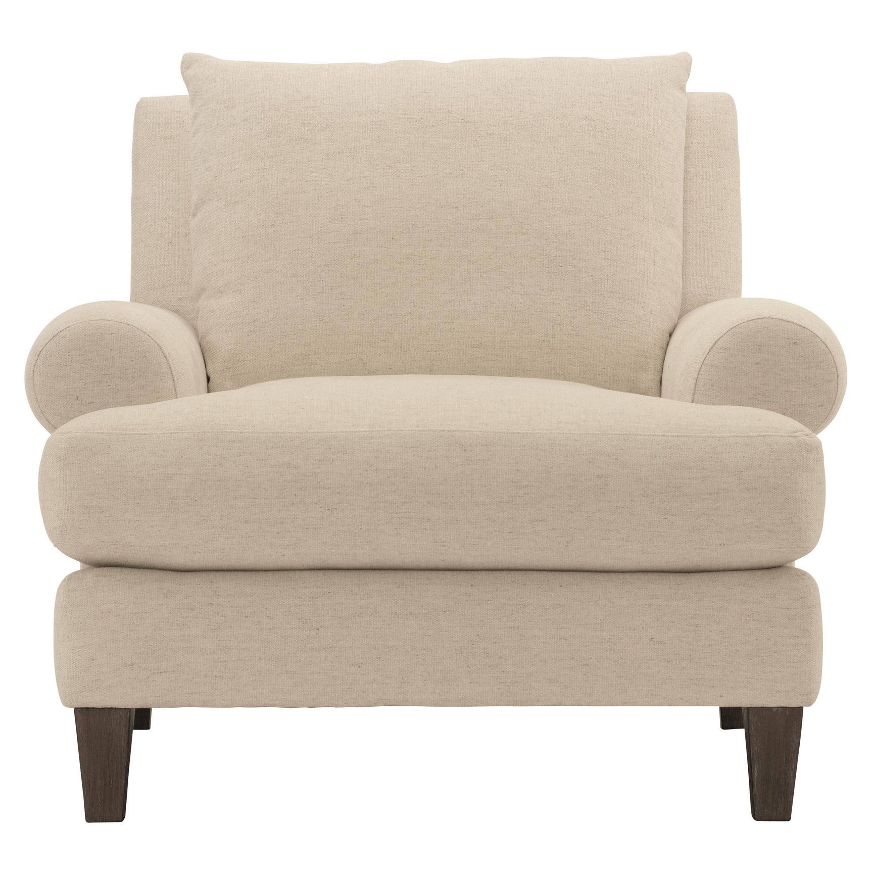 Isabella Ivory Chair Without Pillows - Ornate Home