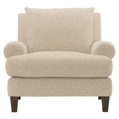 Isabella Ivory Chair Without Pillows - Ornate Home
