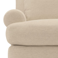 Isabella Ivory Chair Without Pillows - Ornate Home