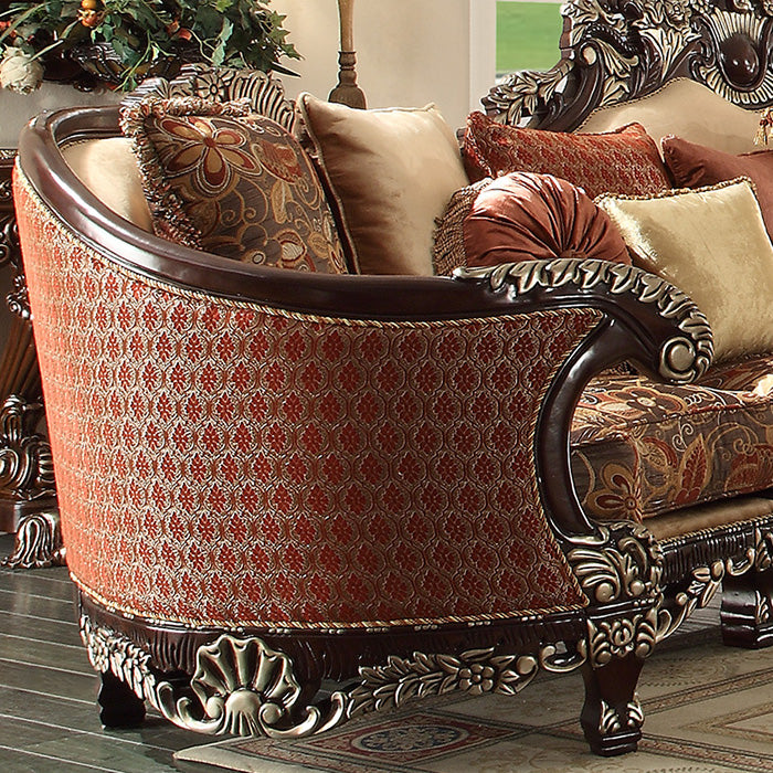 Isabella Mohagany Sectional  / HD-111 - Ornate Home