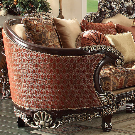 Isabella Mohagany Sectional  / HD-111 - Ornate Home