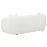 Isabella Natural Faux Sheepskin Upholstered Sofa - Ornate Home