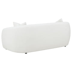 Isabella Natural Faux Sheepskin Upholstered Sofa - Ornate Home