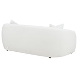 Isabella Natural Faux Sheepskin Upholstered Sofa - Ornate Home