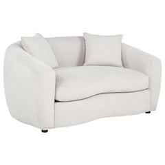 Isabella Sand 2-piece Fabric Upholstered Sofa Set - Ornate Home