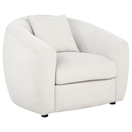 Isabella Sand 3-piece Fabric Upholstered Sofa Set - Ornate Home