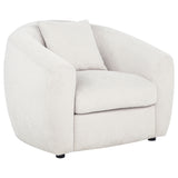 Isabella Sand Fabric Upholstered Accent Chair - Ornate Home