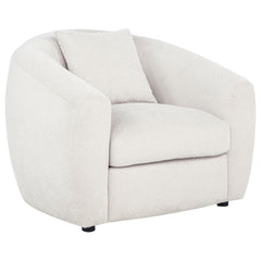Isabella Sand Fabric Upholstered Accent Chair - Ornate Home