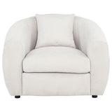 Isabella Sand Fabric Upholstered Accent Chair - Ornate Home