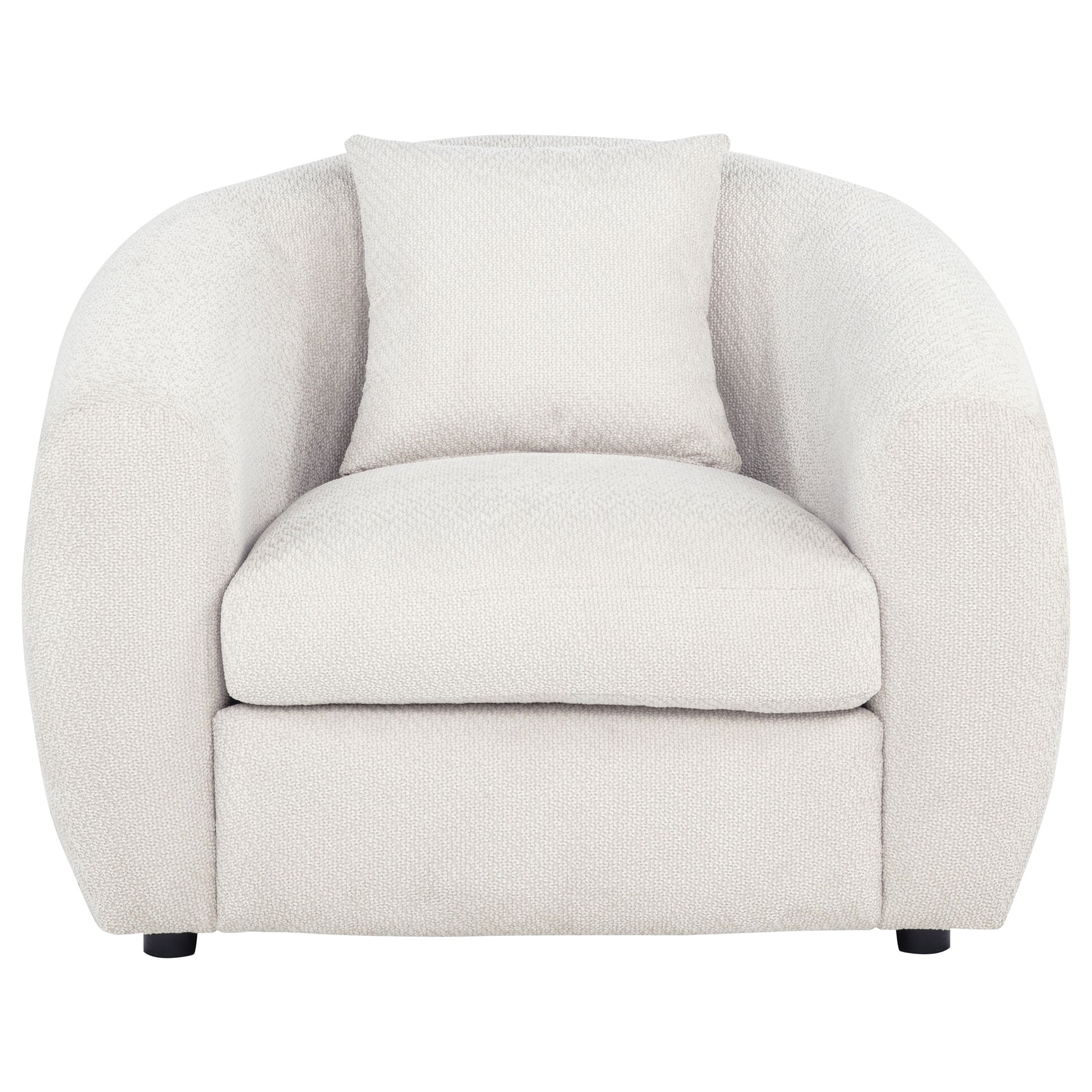 Isabella Sand Fabric Upholstered Accent Chair - Ornate Home